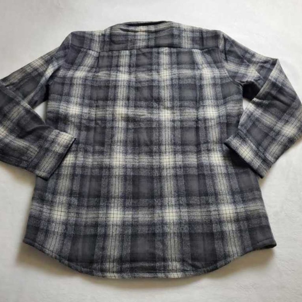 New men's M Pendleton plaid shirt jacket with quilted lining - Picture 9 of 9